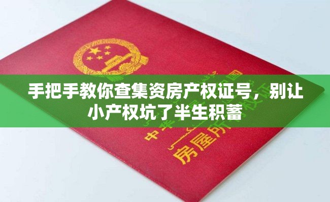 手把手教你查集资房产权证号，别让小产权坑了半生积蓄